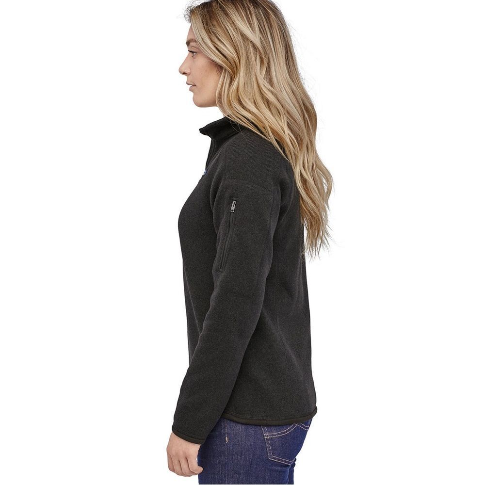 Patagonia Women's Better Sweater 1/4-Zip Fleece Black S Small 25617 Sweatshirt - Picture 3 of 13